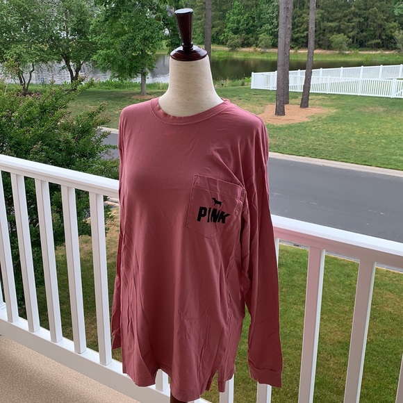 Victoria’s Secret pink Long Sleeve Tee - Picture 2 of 4